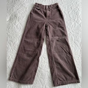 BDG - Wide Leg High Rise Corduroy Pant - Size 25